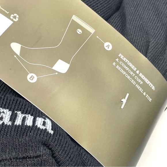 Timberland Men’s Cushioned Crew Socks Cotton Blend 10 Pairs Bundle Size 6-12 NWT - Picture 14 of 15